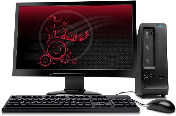 Desktop PC with Core i5 4GB RAM 1TB HDD DVD R/W 19" LED