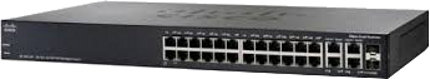 Cisco SG300-28PP 28-Port Gigabit PoE+ Managed Network Switch