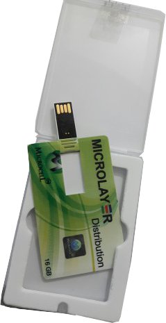 Microcell Debit Card Pen Drive 16 GB Storage Capacity
