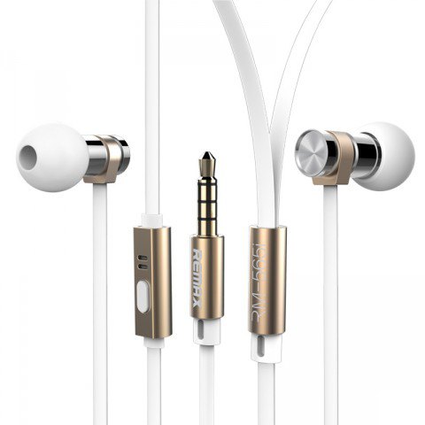 Remax Headphone Stereo RM-565i Stainless Steel Metal in-Ear