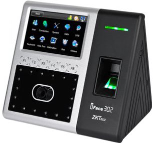 ZKTeco iFace302 Multi-Biometric Identification Attendance