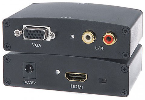 FY1316 VGA And Audio To HDMI Full HD Video Converter Box