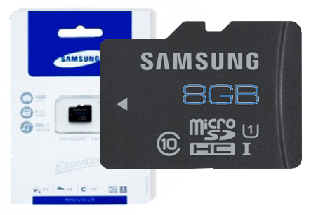 Samsung 8GB 24 MB/s Read Speed Class 4 MicroSD Memory Card
