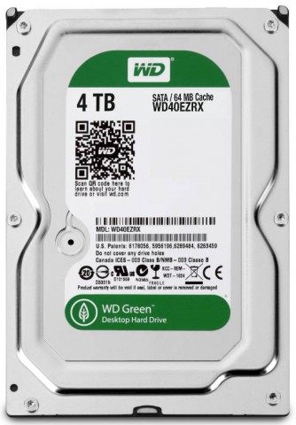 Western Digital 4TB SATA Desktop Hard Disk Drive WD40EZRX