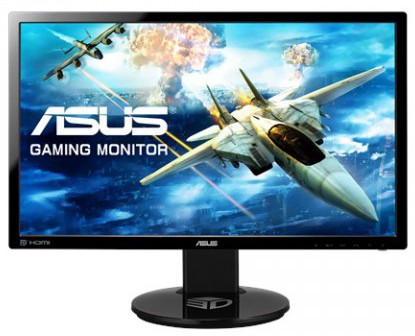 Asus VG248QE Full HD 24 Inch 3D Vision Gaming Monitor