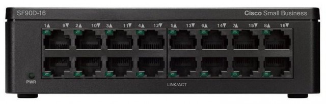 Cisco SF95D-16 Port Unmanaged Network Desktop Switch