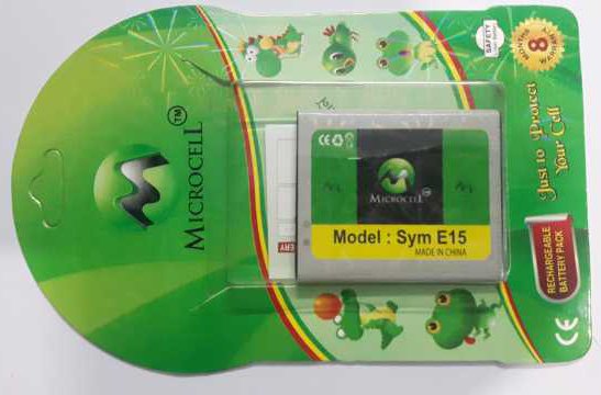 Microcell Green 2000 mAh Battery For Symphony E15