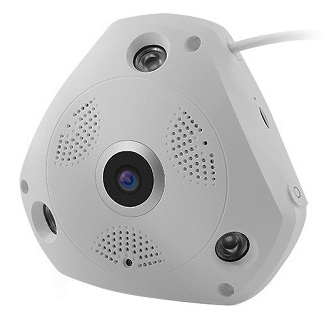 CCTV Fisheye Lens 3D VR 360° PTZ Wireless IP Security Camera