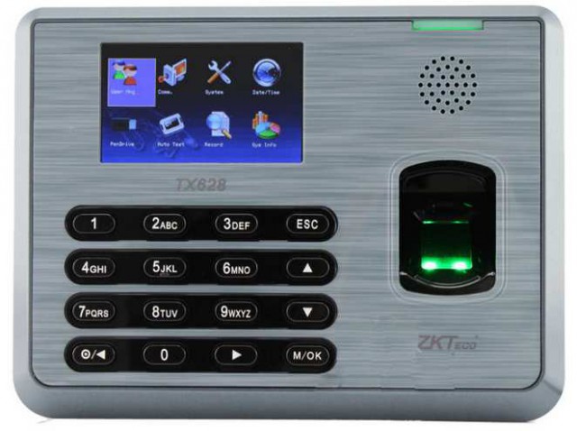 ZKTeco TX-628 TFT Screen Fingerprint Attendance System