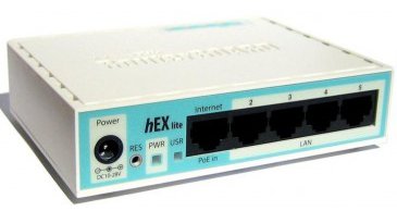 Mikrotik RB750r2 RAM 46MB 10/100 Ethernet Wired Router