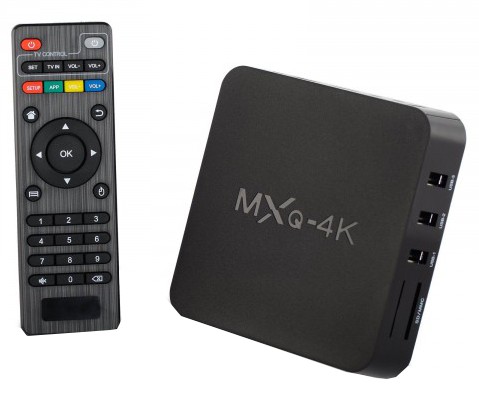 MXQ-4K Quad Core 1GB RAM WiFi Android Smart TV Box