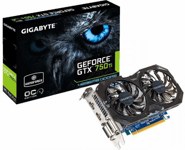 Gigabyte GeForce GTX 750 Ti 4GB WindForece 2X OC Video Card