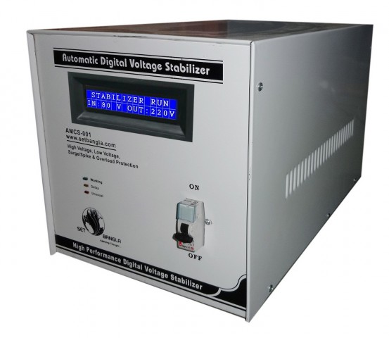 Digital High Voltage Protection 7.5KVA Voltage Stabilizer