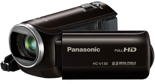 Panasonic HC-V130 38x Zoom 2.7" Full HD Handy Camcorder