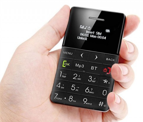 Mini Q5 Credit Card Size Mobile Phone