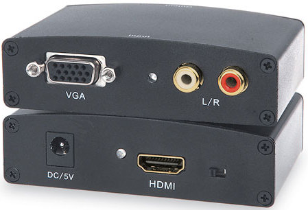 KanexPro VGA Plus 6.75 Gbps Full HD Audio to HDMI Converter