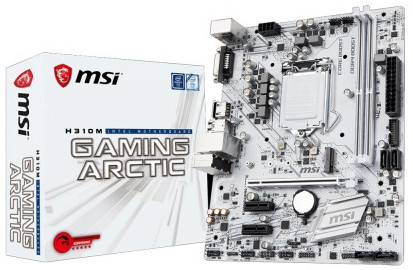 MSI H310M Gaming Archtic DDR4 8th Gen PC Mainboard