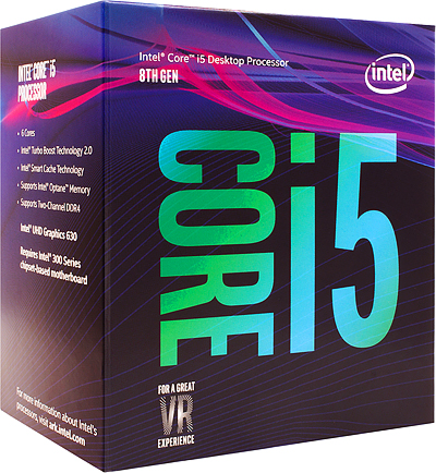 Intel Coffee Lake 8th Gen Core i5 8400 4GHz Processor