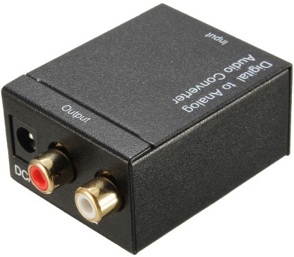 Coaxial / Toslink Digital to Analog Audio Signal Converter