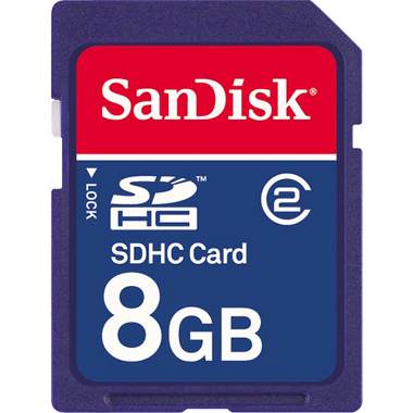 SanDisk 8GB SD Memory Card