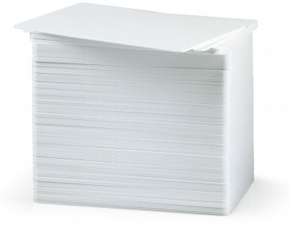 PVC 30 Mil CR80 Blank White Plastic Photo ID Cards