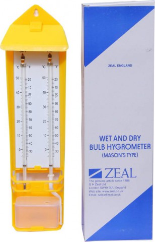 Zeal Wet and Dry Bulb Hygrometer