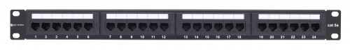 Safenet 24-Port Cat-6 UTP Patch Panel with Modular