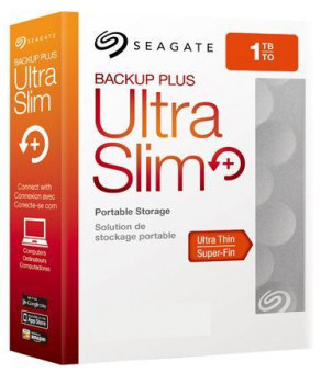 Seagate Ultra Slim Platinum 1TB Portable HDD