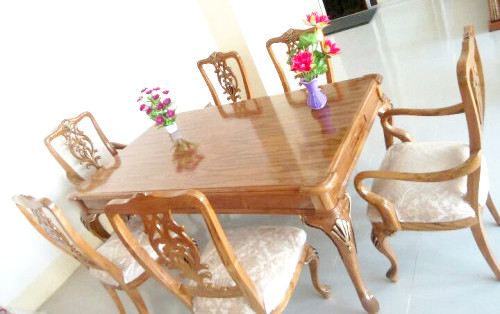 CTG Dining Table with 6 Chair