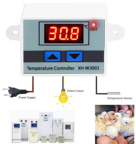 Digital Heat Cool Temperature Controller
