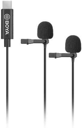 Boya BY-M3D Dual Lapel USB Type-C Microphone