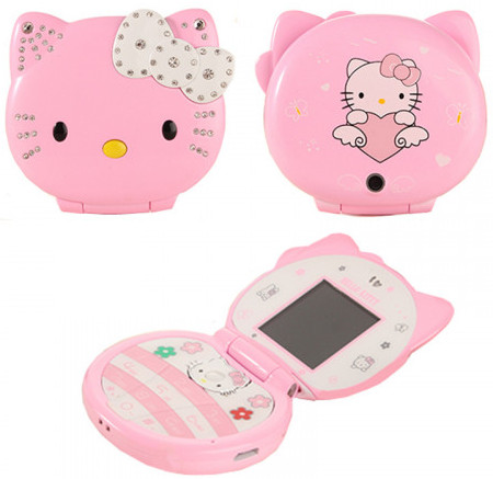 Hello Kitty K688 Mini Flip Phone