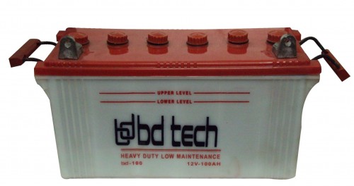 bd tech 12V 100AH IPS & Solar Battery
