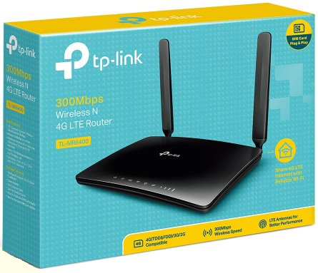 TP-Link TL-MR6400 Wireless N 4G LTE SIM Card Slot Router