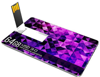 Ultra Slim 64GB USB 3.0 Card Pen Drive